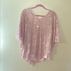 Brittany Black Women Blush Pink Blouse